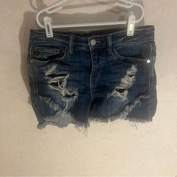 Judy Blue Pants - Judy Blue Dark Wash Denim Shorts